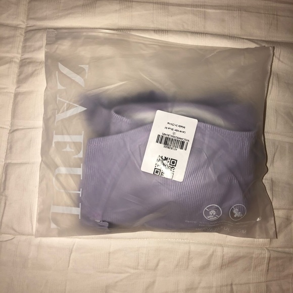 Lavender Ruffle Bikini - Picture 5 of 5